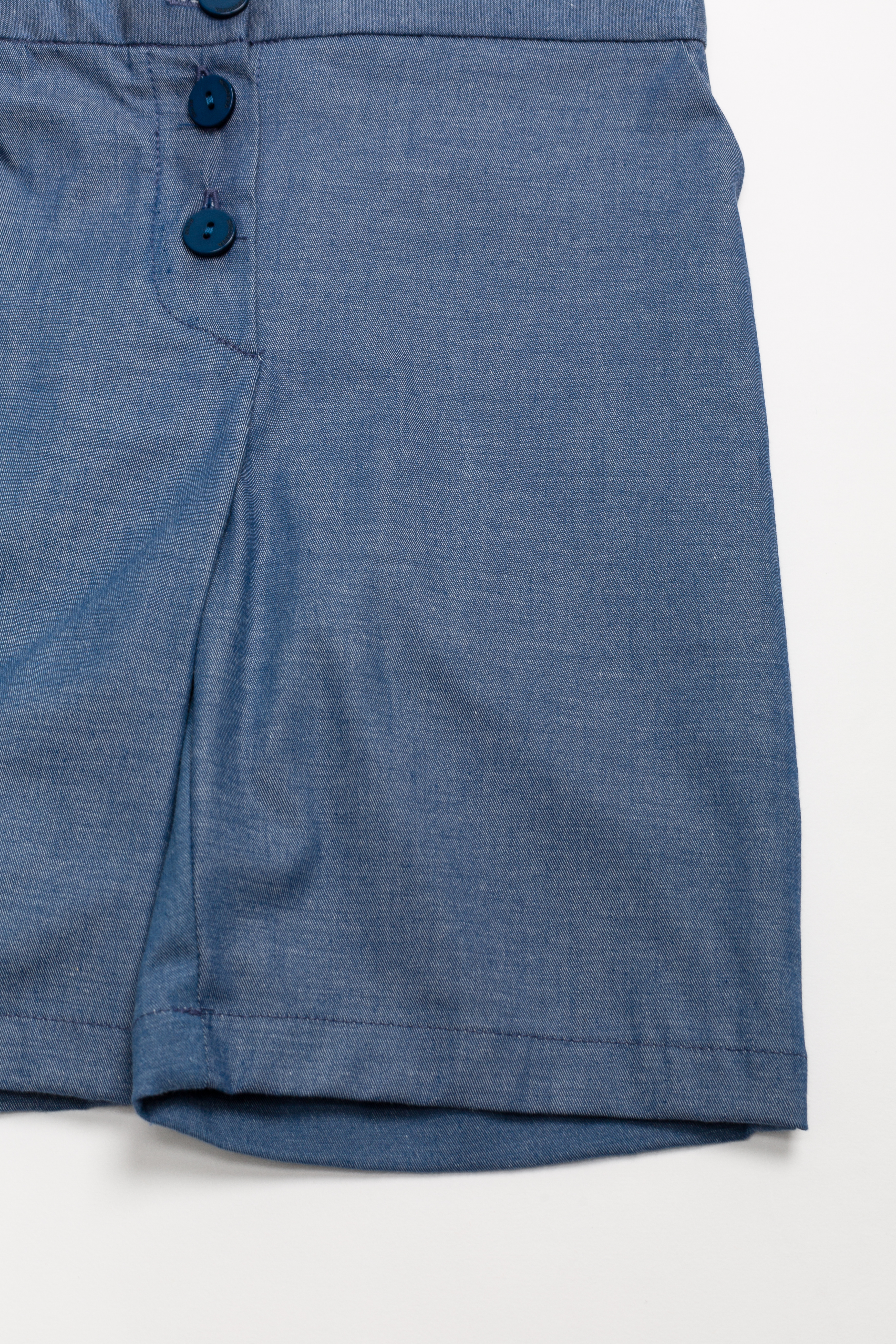                                                                                                                                              Pocket shorts-Denim 